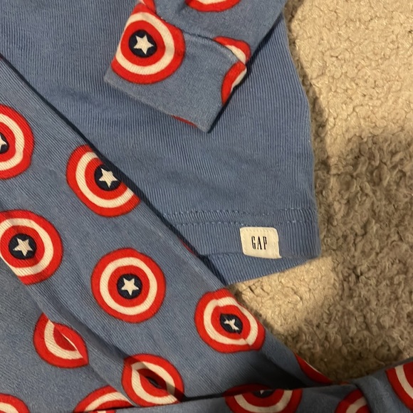 Gap Captain America Toddler PJ’s Set - Picture 3 of 9